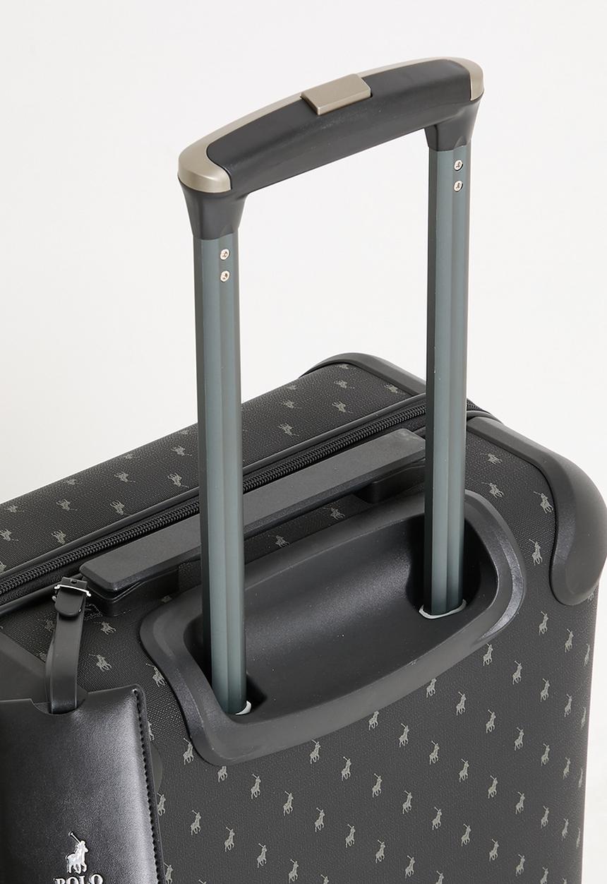 POLO - Polo Classic Double Pack Medium 4 Wheel Trolley Case - Charcoal