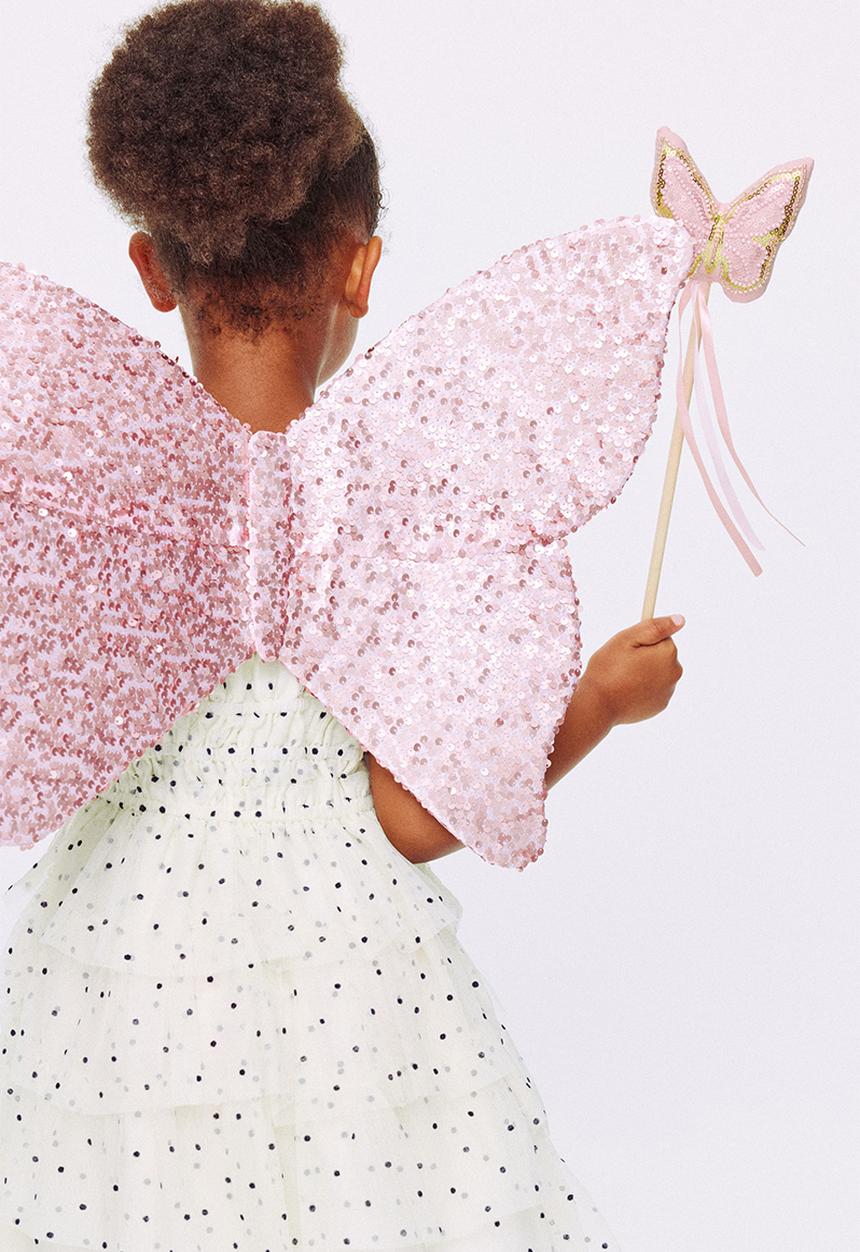 Cotton On - Kids Butterfly Wings - Zephyr/Sequins