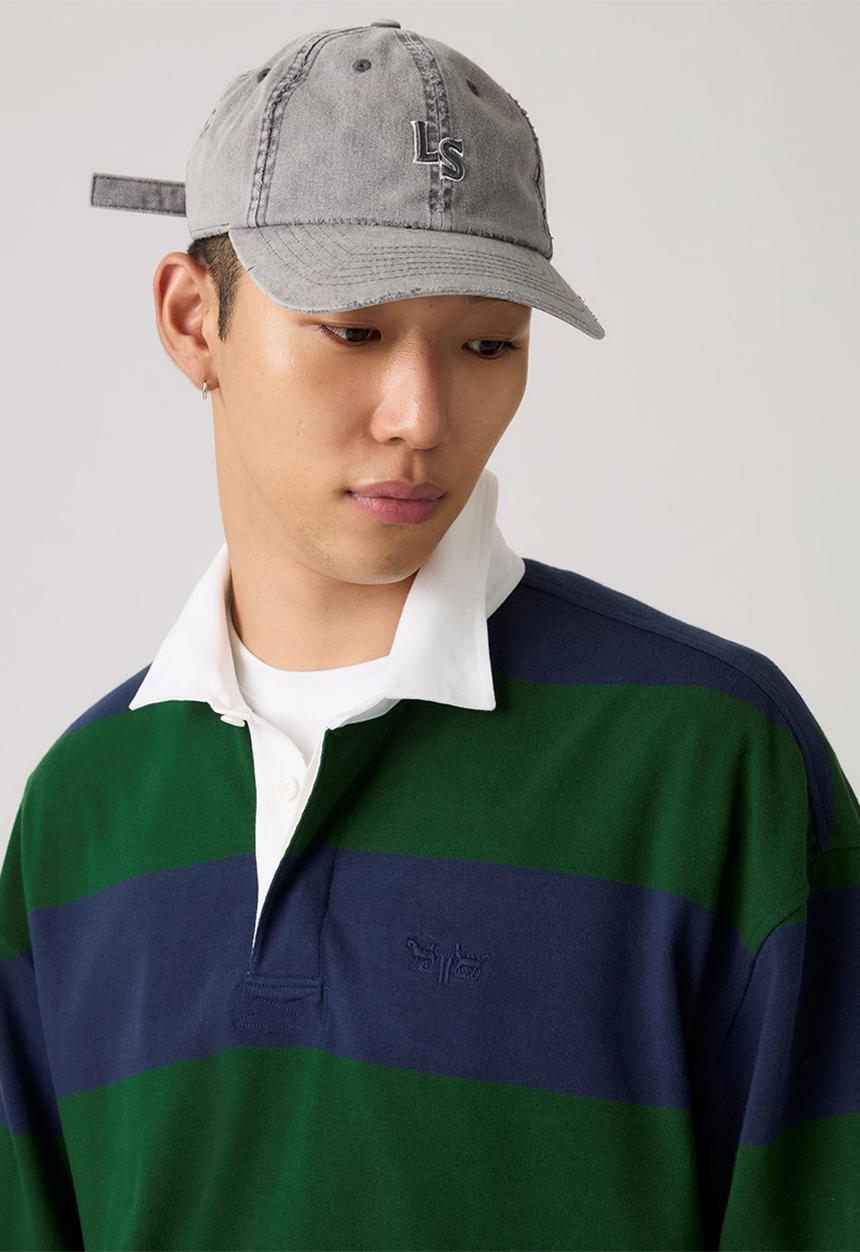 Levi’s® - Hudson boxy rugby - green & navy