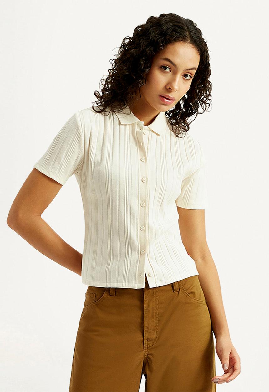 Levi’s® - Leah Knit Shirt - Off White