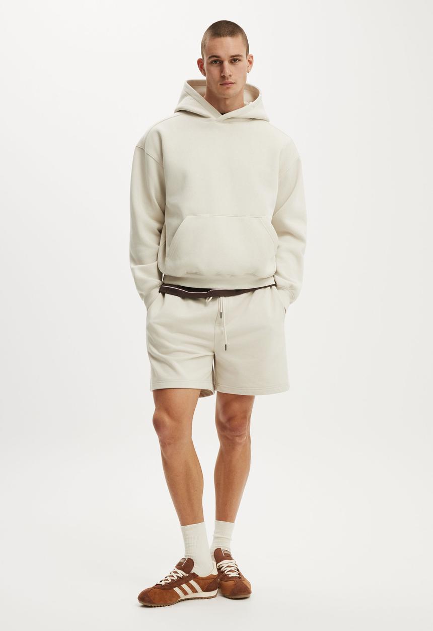 Cotton On - Box fit hoodie - cream