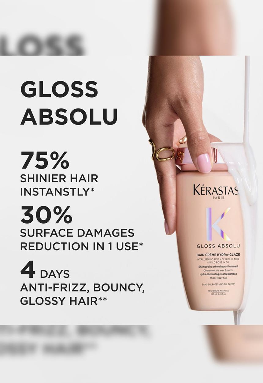 Kerastase  - Gloss Absolu Bain Crème Hydra-Glaze Shampoo - 250ml