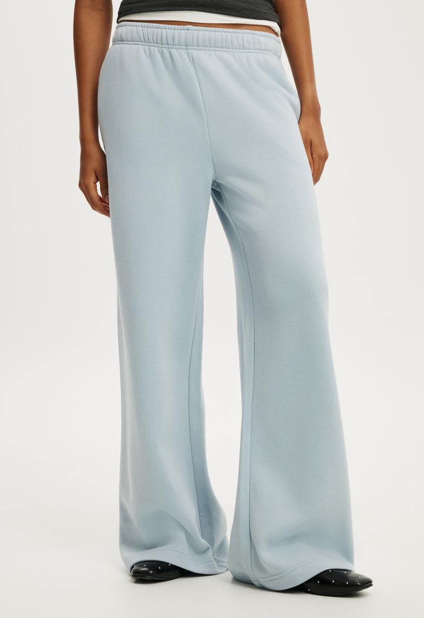 Cotton On - Baggy sweatpant - iced marine