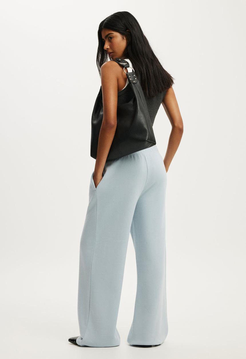 Cotton On - Baggy sweatpant - iced marine