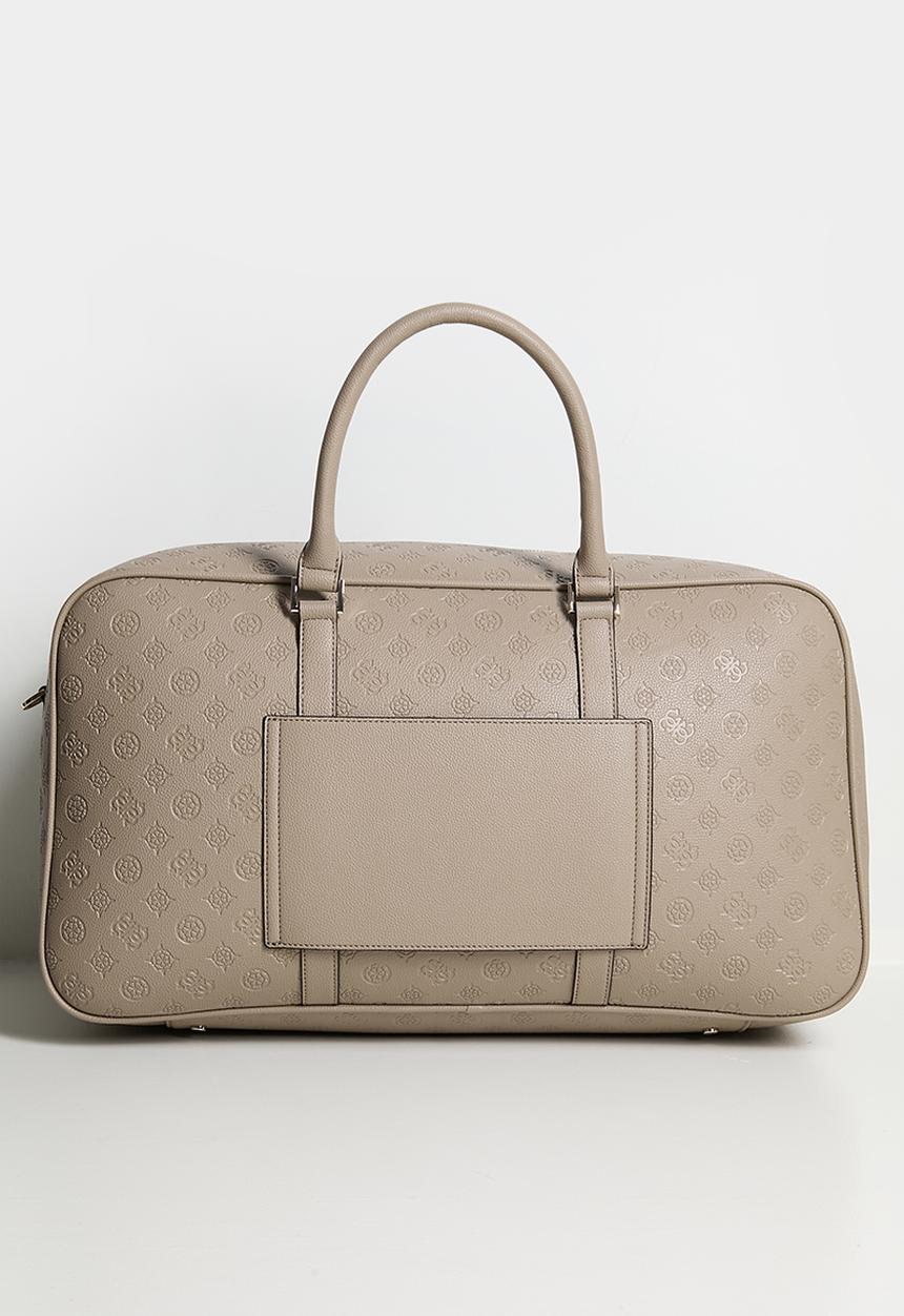 GUESS - Wilder Weekender Duffle - Taupe Logo