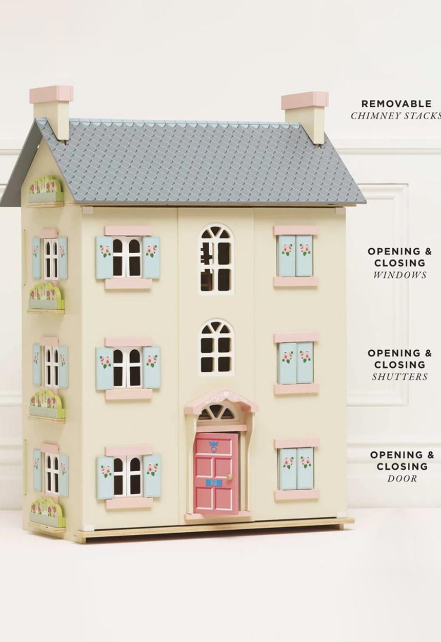 Le Toy Van - Cherry Tree Hall Wooden Dolls House - neutral