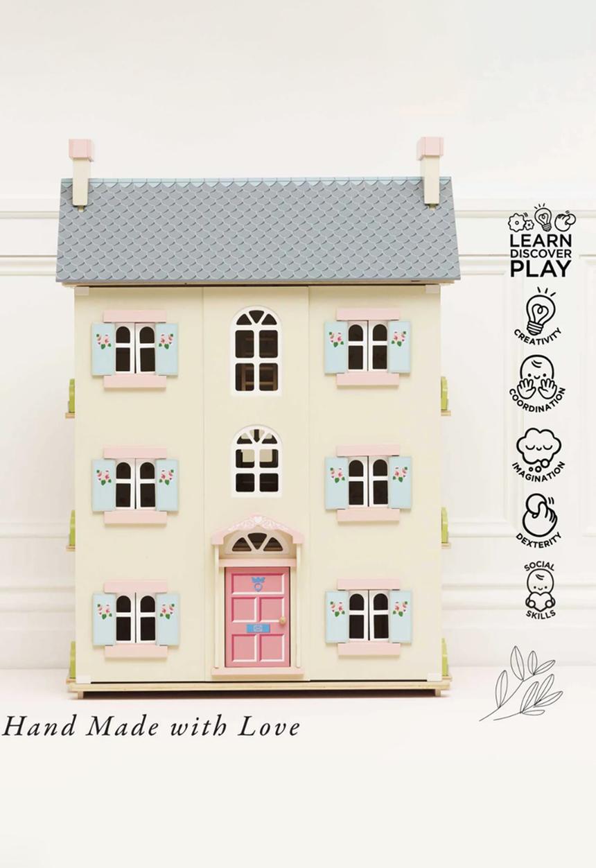 Le Toy Van - Cherry Tree Hall Wooden Dolls House - neutral