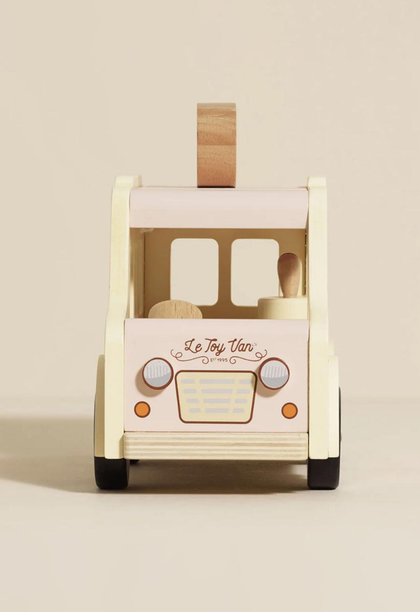 Le Toy Van - Wooden Ice Cream Van - neutral