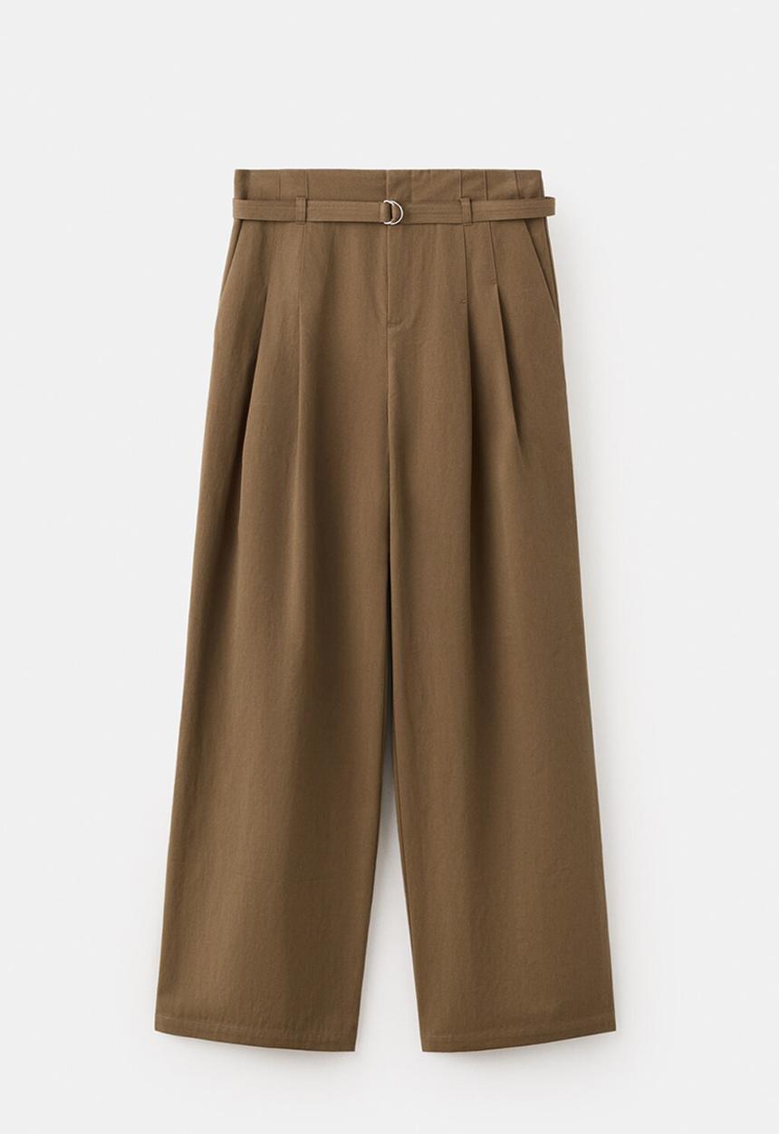MANGO - Trousers cubo - beige/khaki