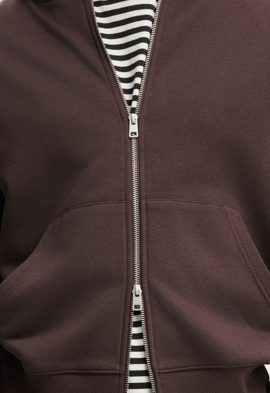 Cotton On - Zip Up Hoodie - Ashen Brown
