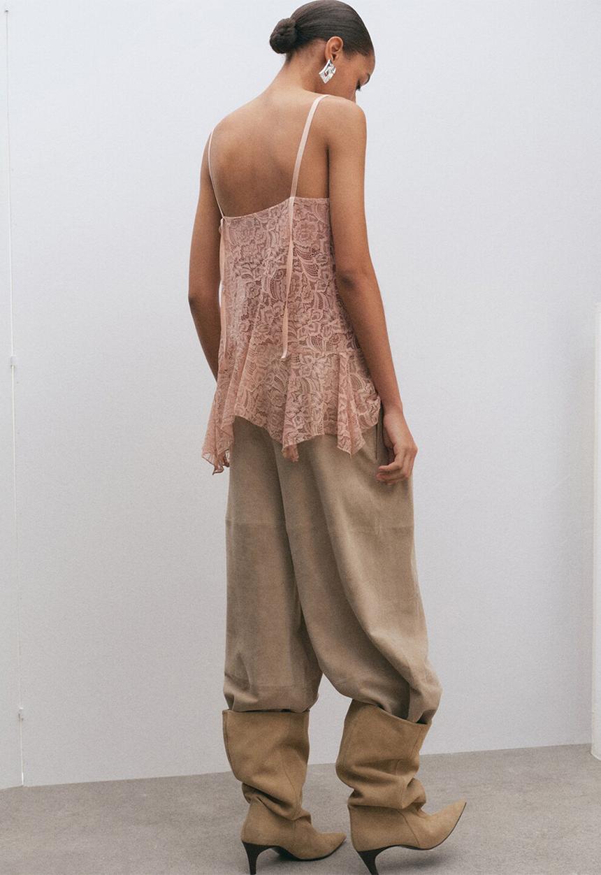 MANGO - Top crumble - light/pastel pink