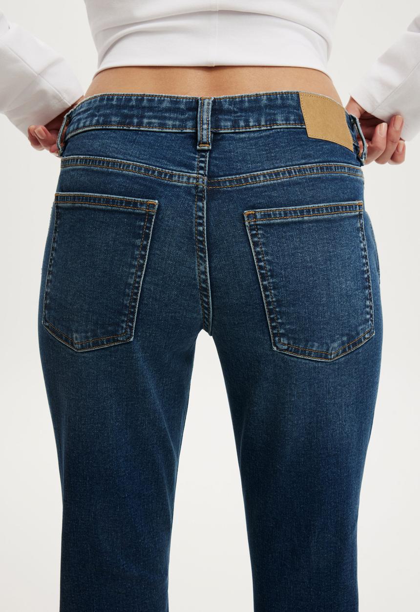 Cotton On - Mid Rise Bootcut Jean - Solace Blue