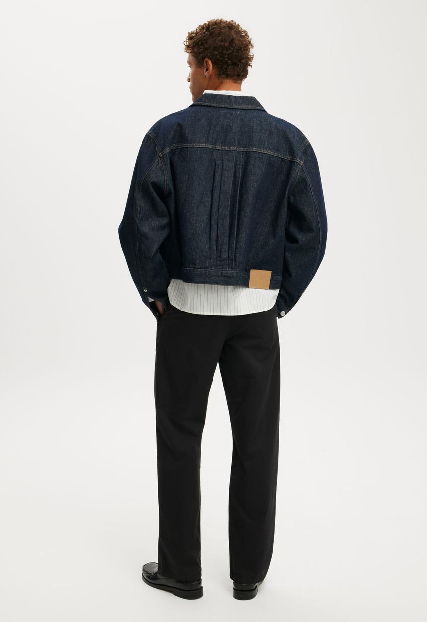 Cotton On - Baggy Pleated Pant - Black