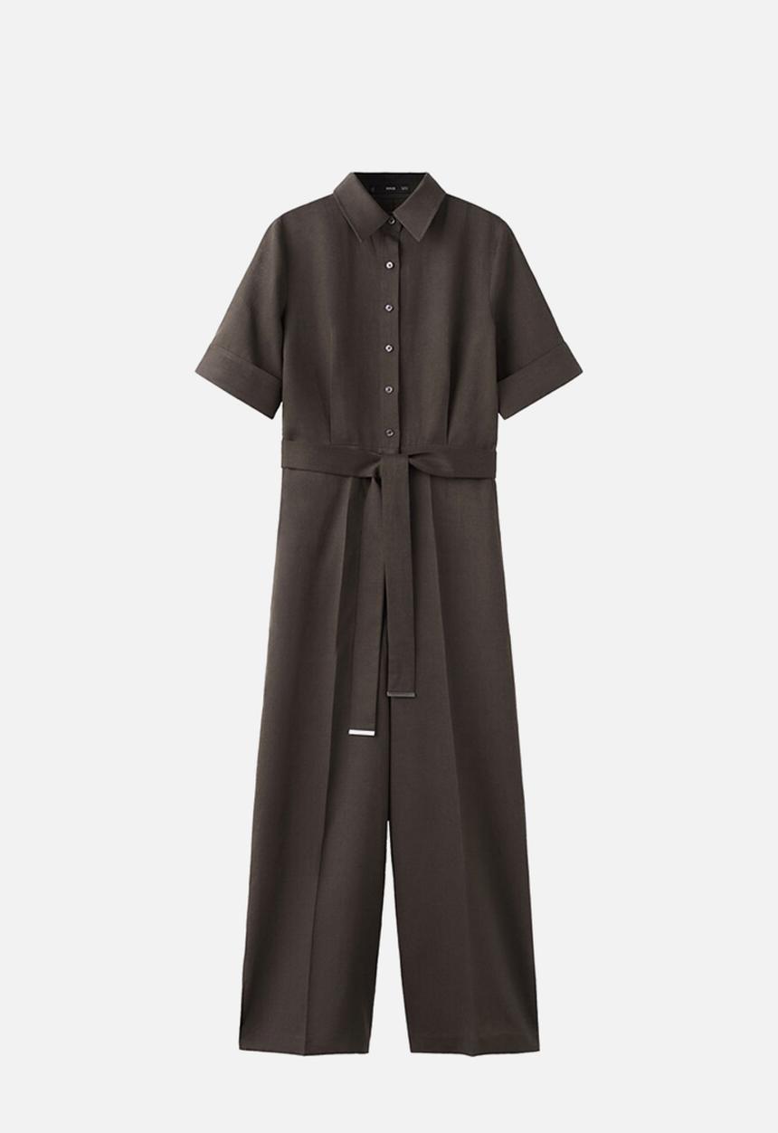 MANGO - Jumpsuit tomy2 - brown