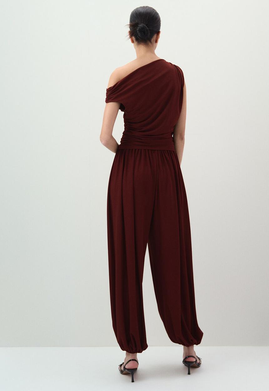 MANGO - Trousers corini - rust/copper