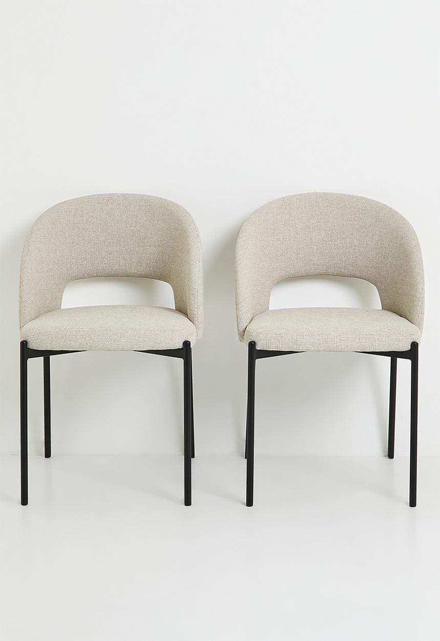 Sixth Floor - Toke Dining Chair Set Of 2 - Beige