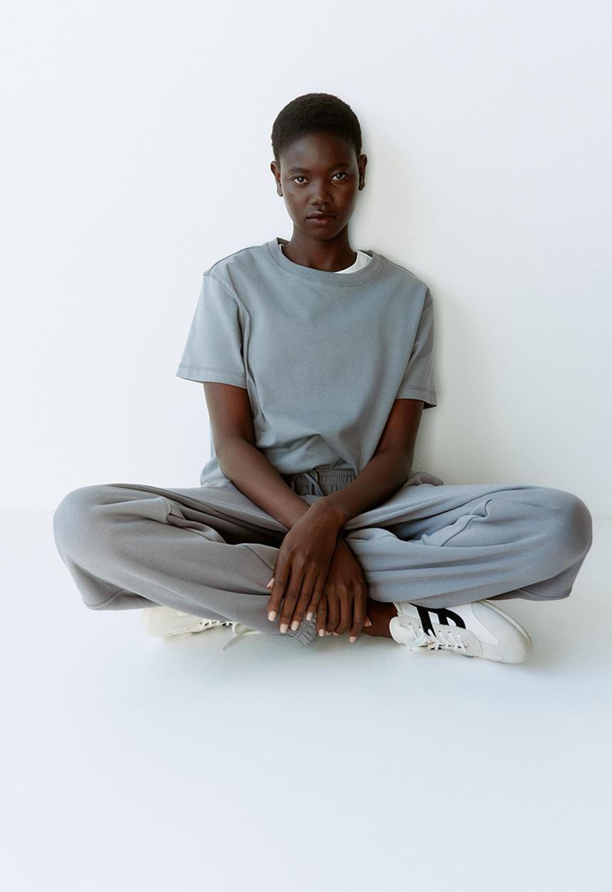 H&M - Cotton-blend sweatpants - grey