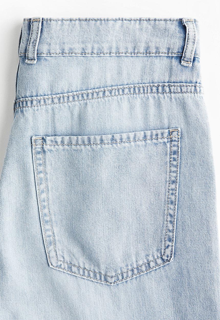H&M - Wide regular jeans - light denim blue
