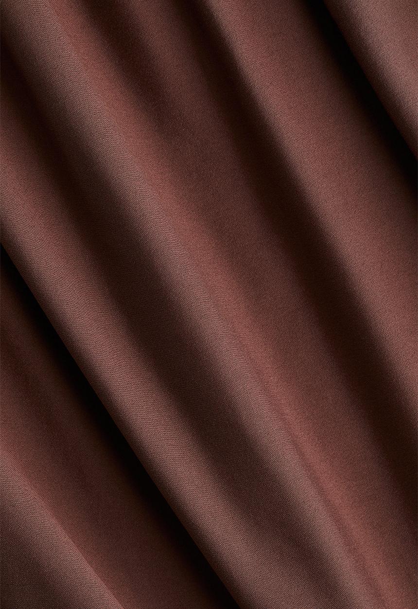 H&M - Tie-neck dress - brown