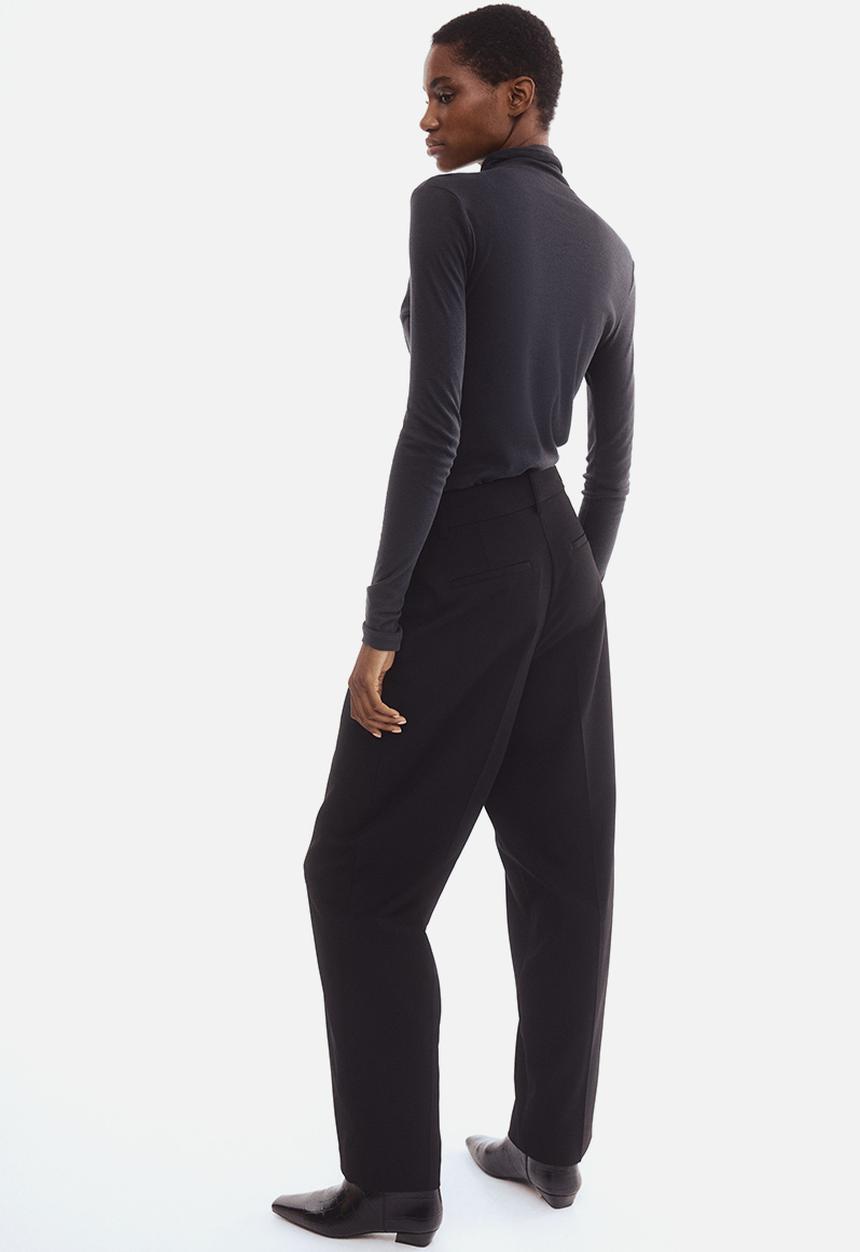 H&M - Tailored trousers - black