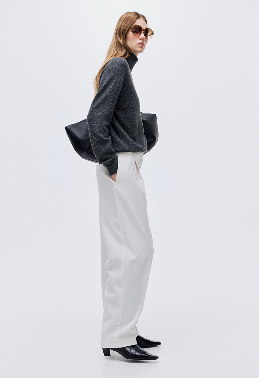 H&M - Tailored trousers - white