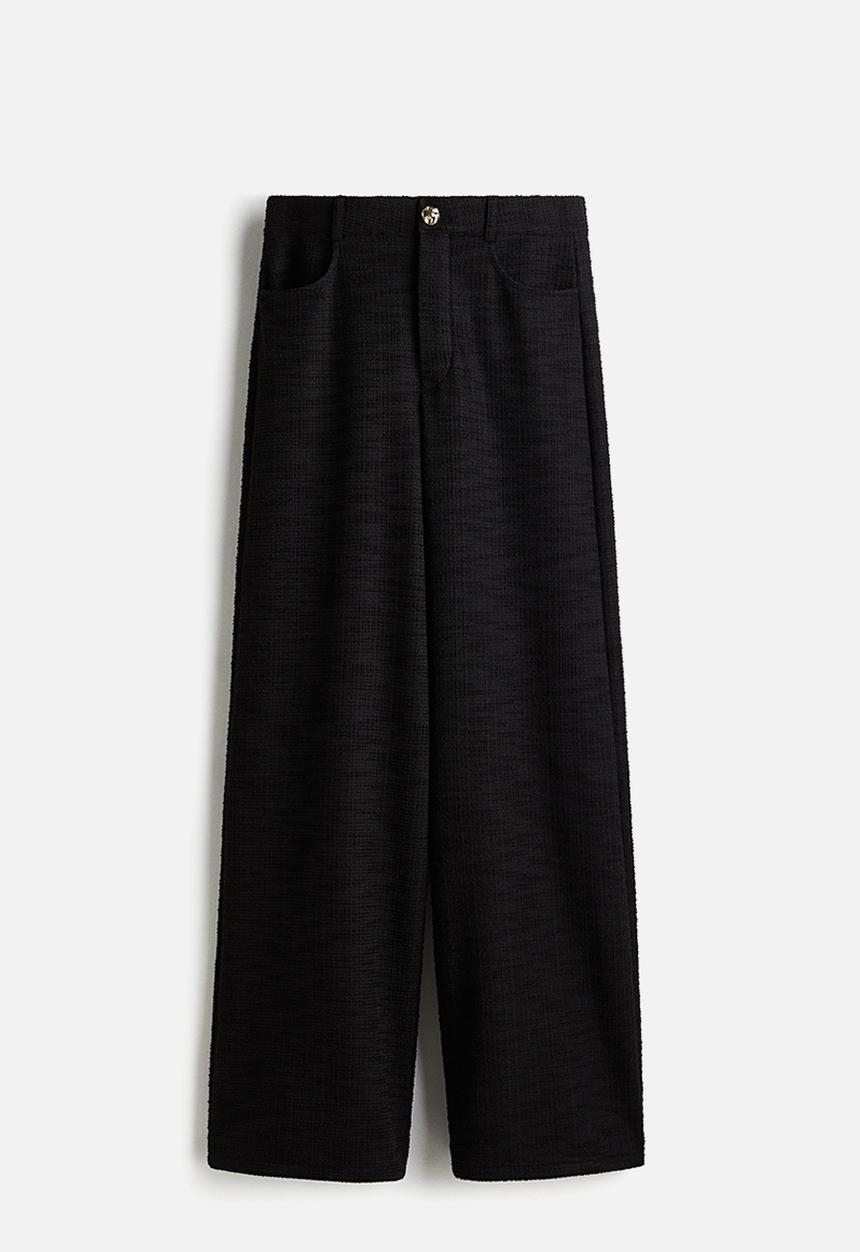 H&M - Boucle trousers - black