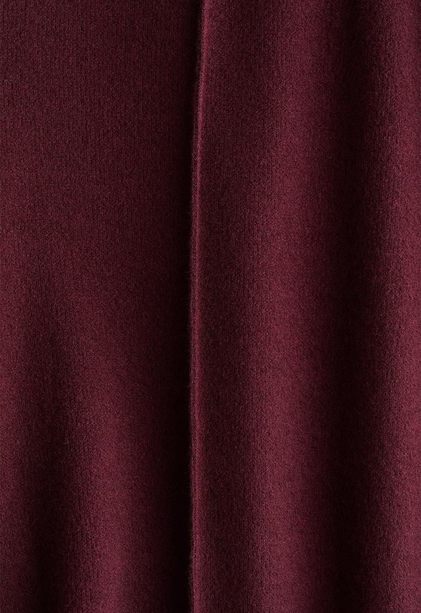 H&M - Crease-leg trousers - burgundy