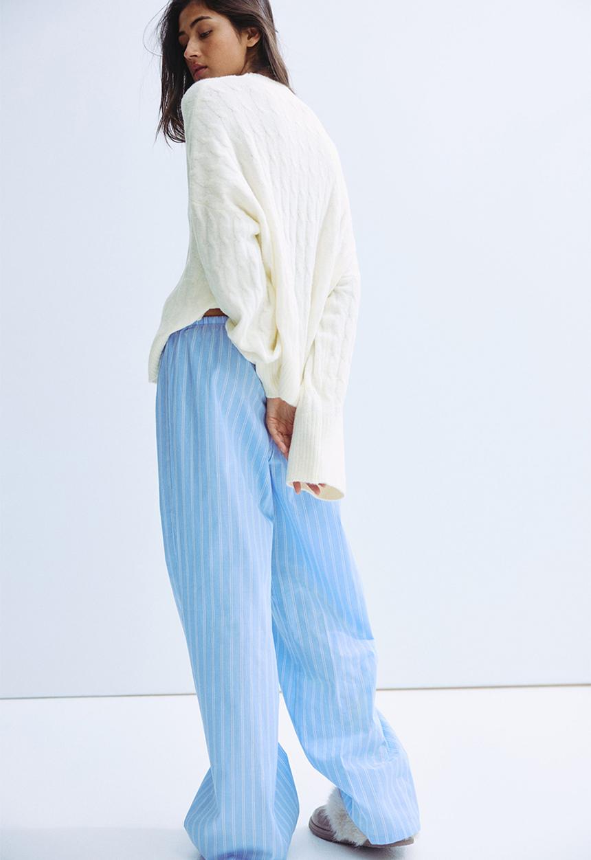 H&M - Cable-knit jumper - white