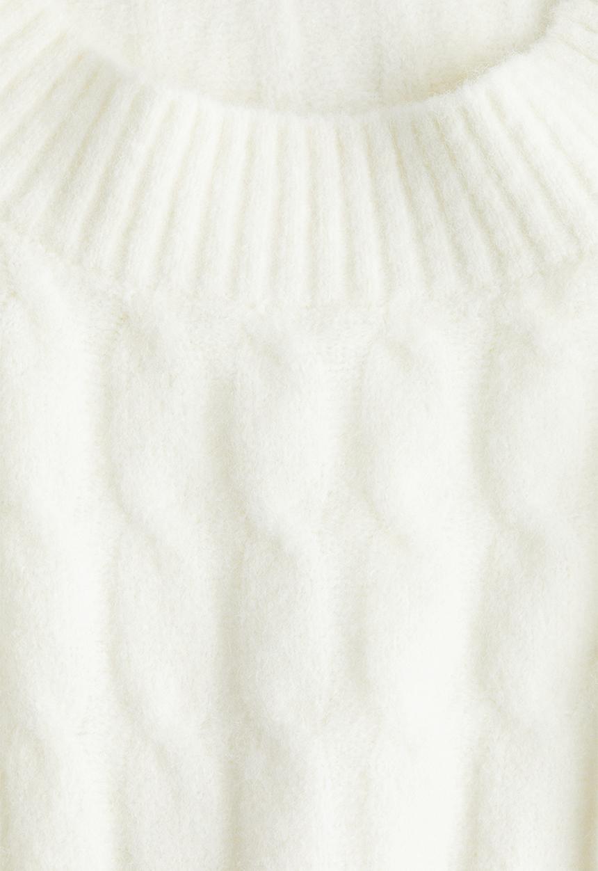 H&M - Cable-knit jumper - white