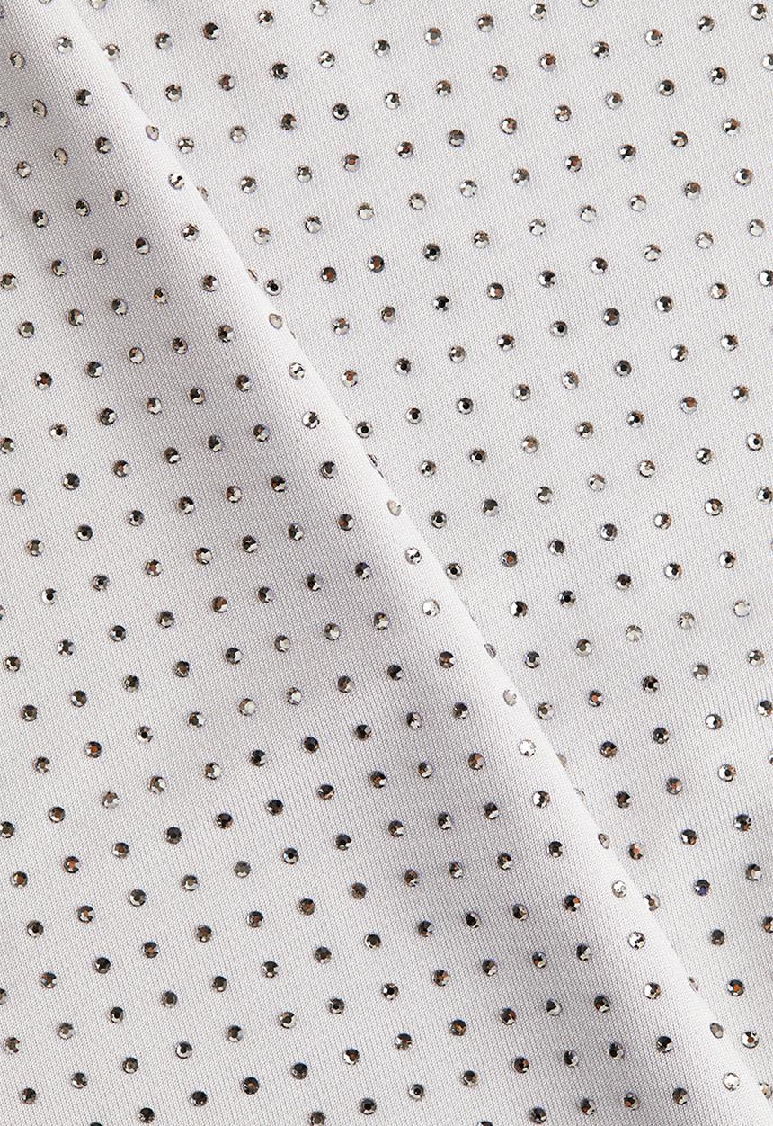 H&M - Embellished top - light grey