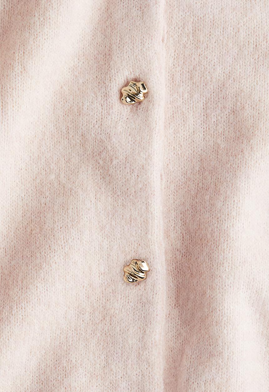 H&M - Fine-knit cardigan - powder pink