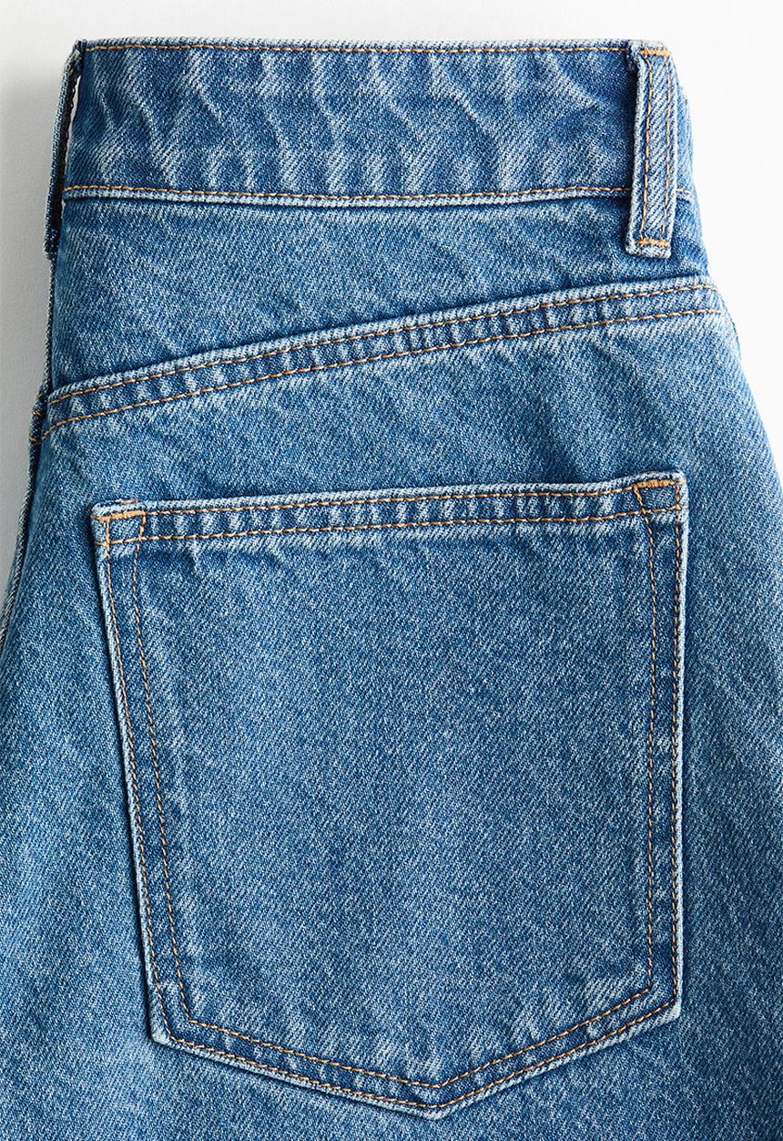H&M - Denim bermuda shorts - denim blue