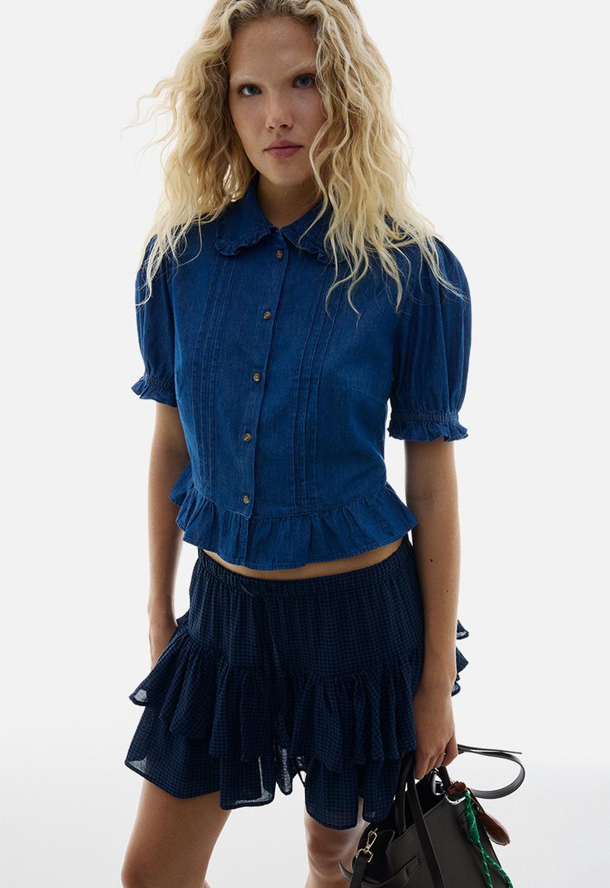 H&M - Denim blouse - denim blue