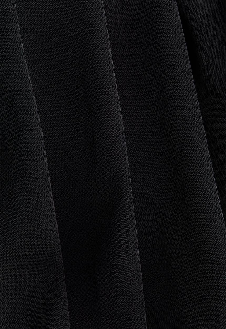 H&M - Draped wrap dress - black