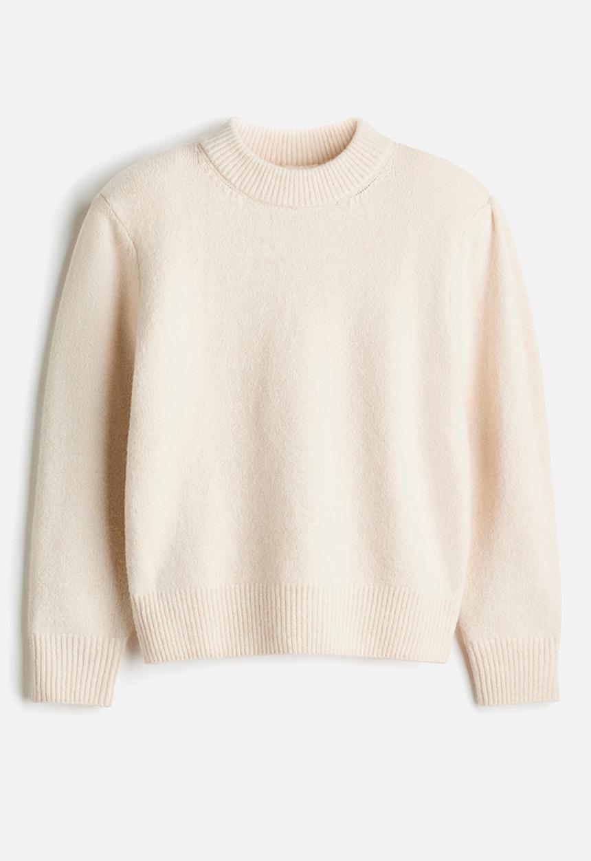H&M - Shoulder-pad jumper - ivory