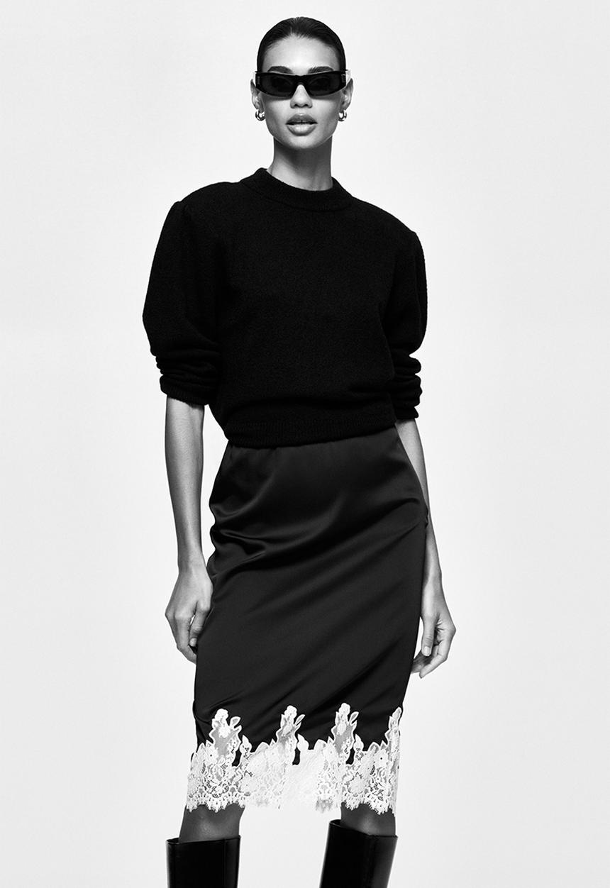 H&M - Shoulder-pad jumper - black