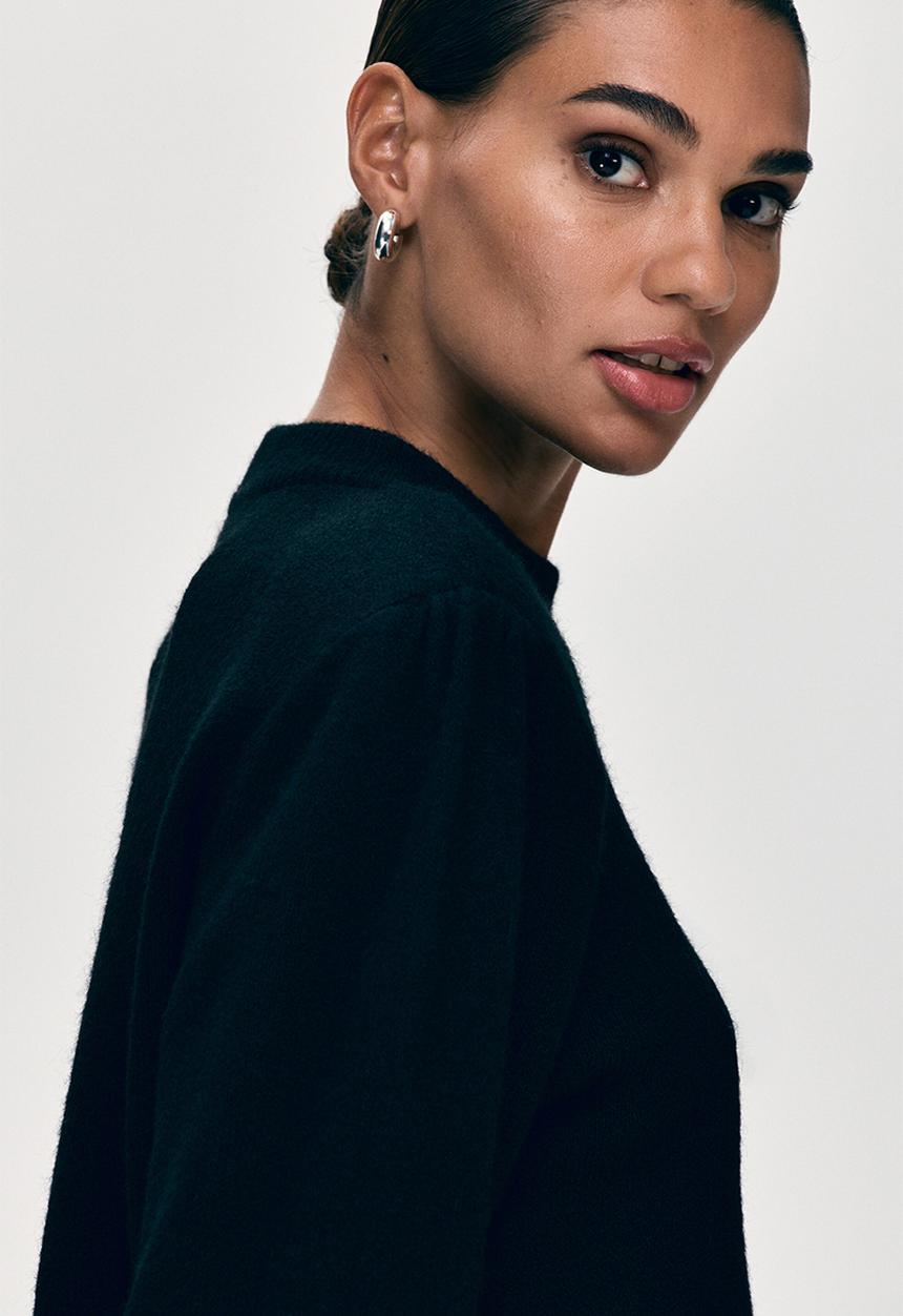 H&M - Shoulder-pad jumper - black