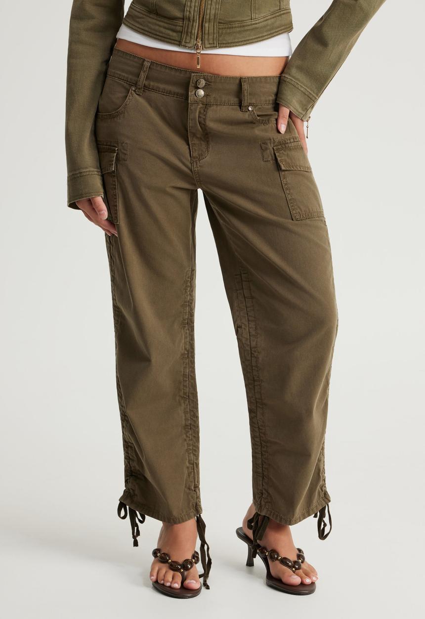 Factorie - Gwen 3/4 Pants - Burnout Olive