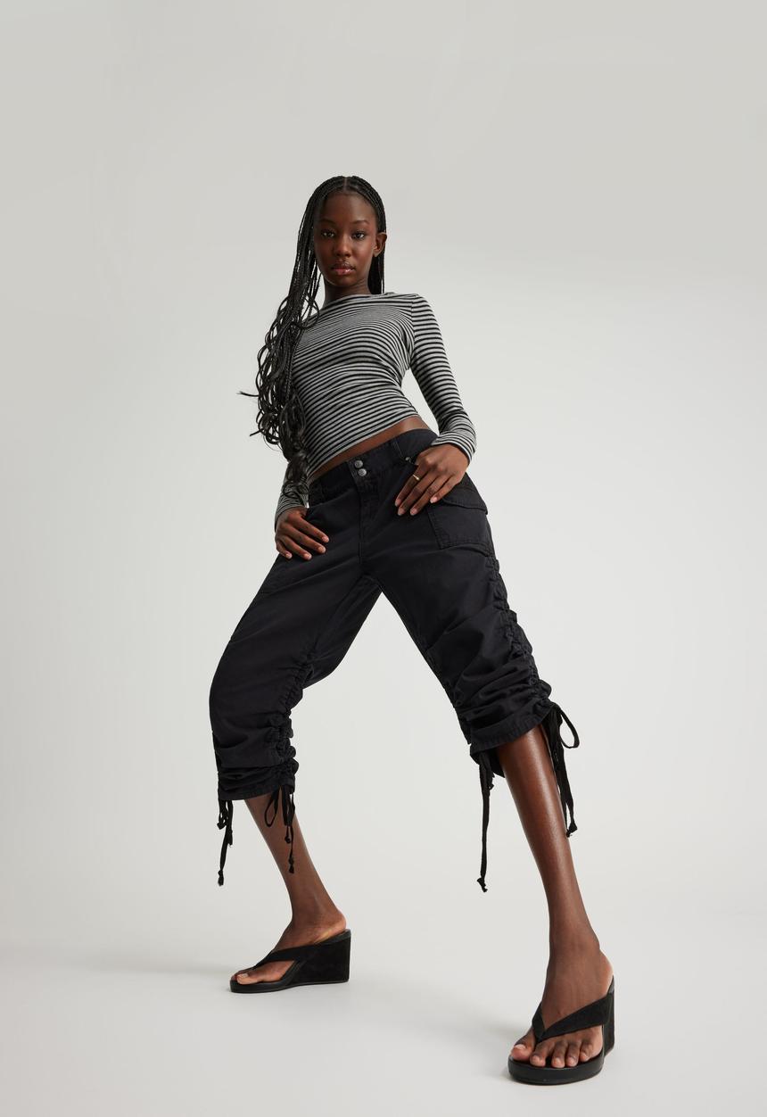 Factorie - Gwen 3/4 Pants - Night Ops Black