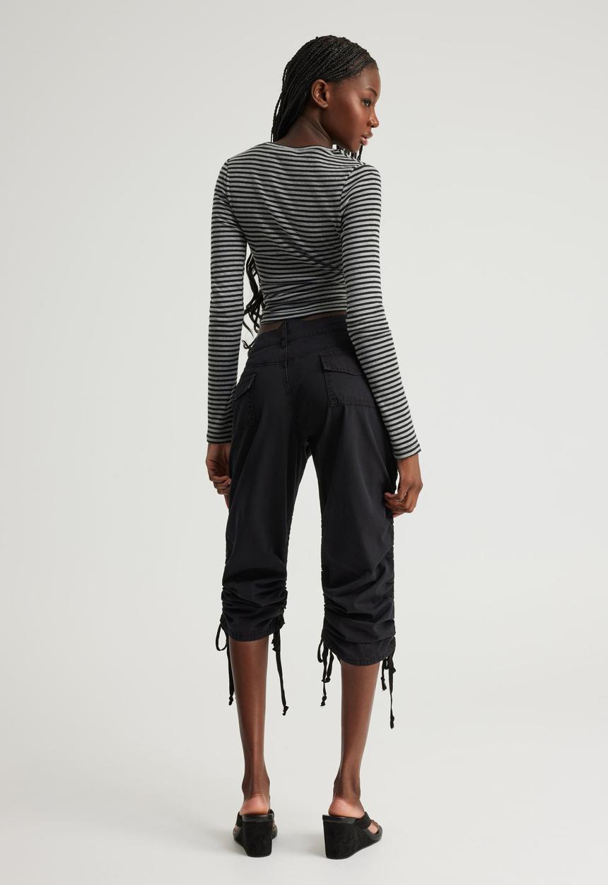 Factorie - Gwen 3/4 Pants - Night Ops Black