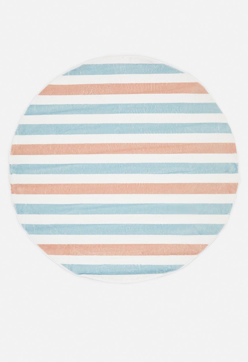 Pop Candy - Striped round rug - multi