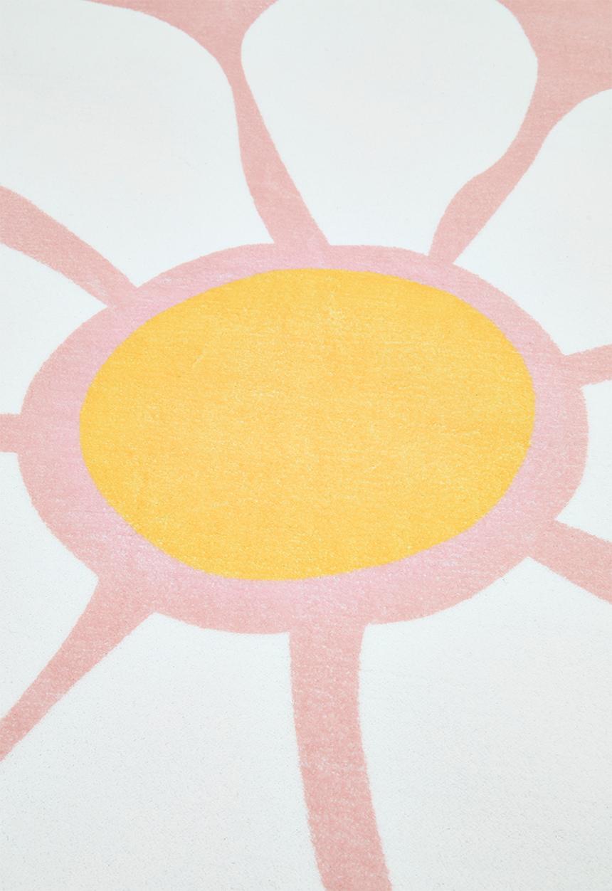 Pop Candy - Daisy round rug - pink
