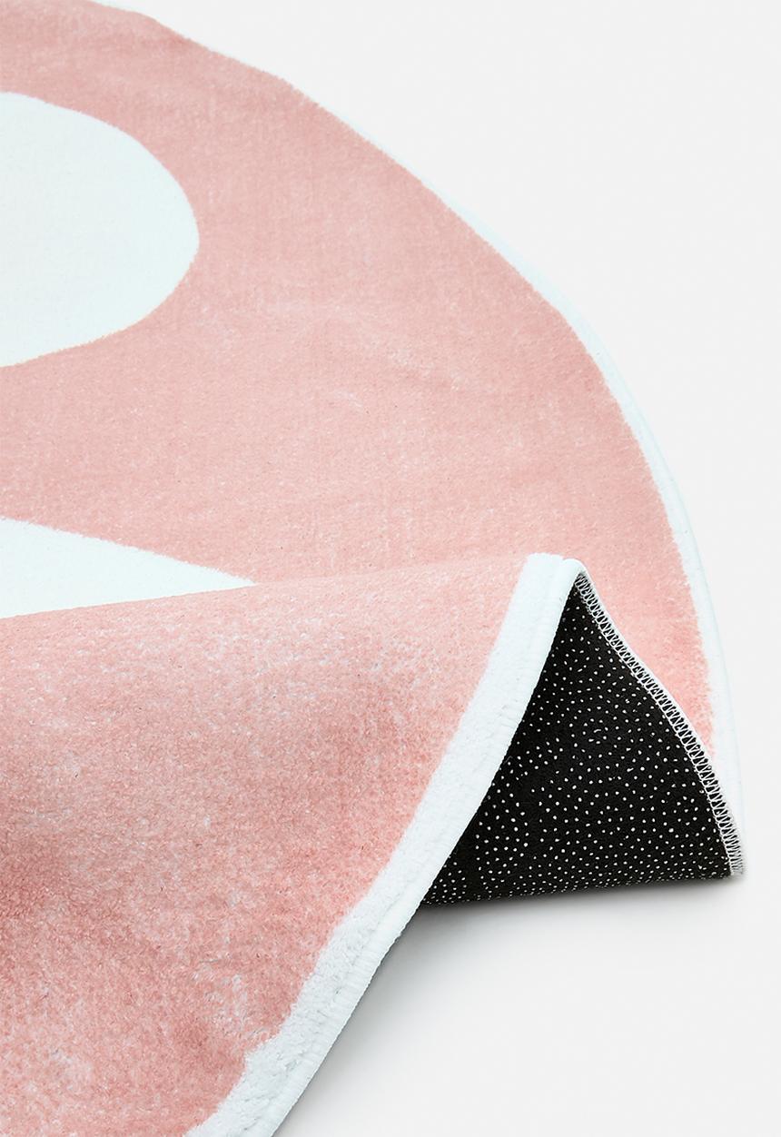 Pop Candy - Daisy round rug - pink