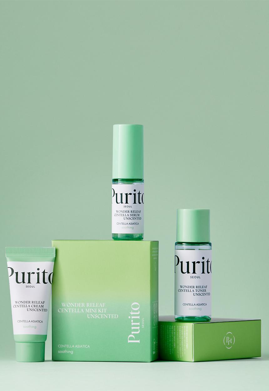 Purito Seoul - Wonder Releaf Centella Mini Kit - Unscented