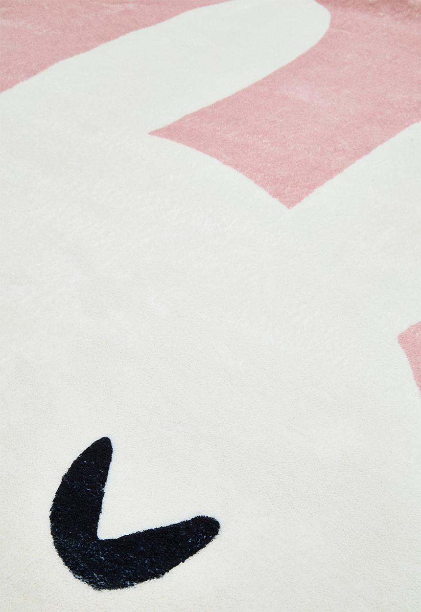 Pop Candy - Bunny rug - pink