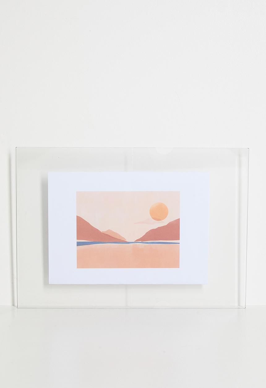 Pop Candy - Peel-and-stick picture frame - clear