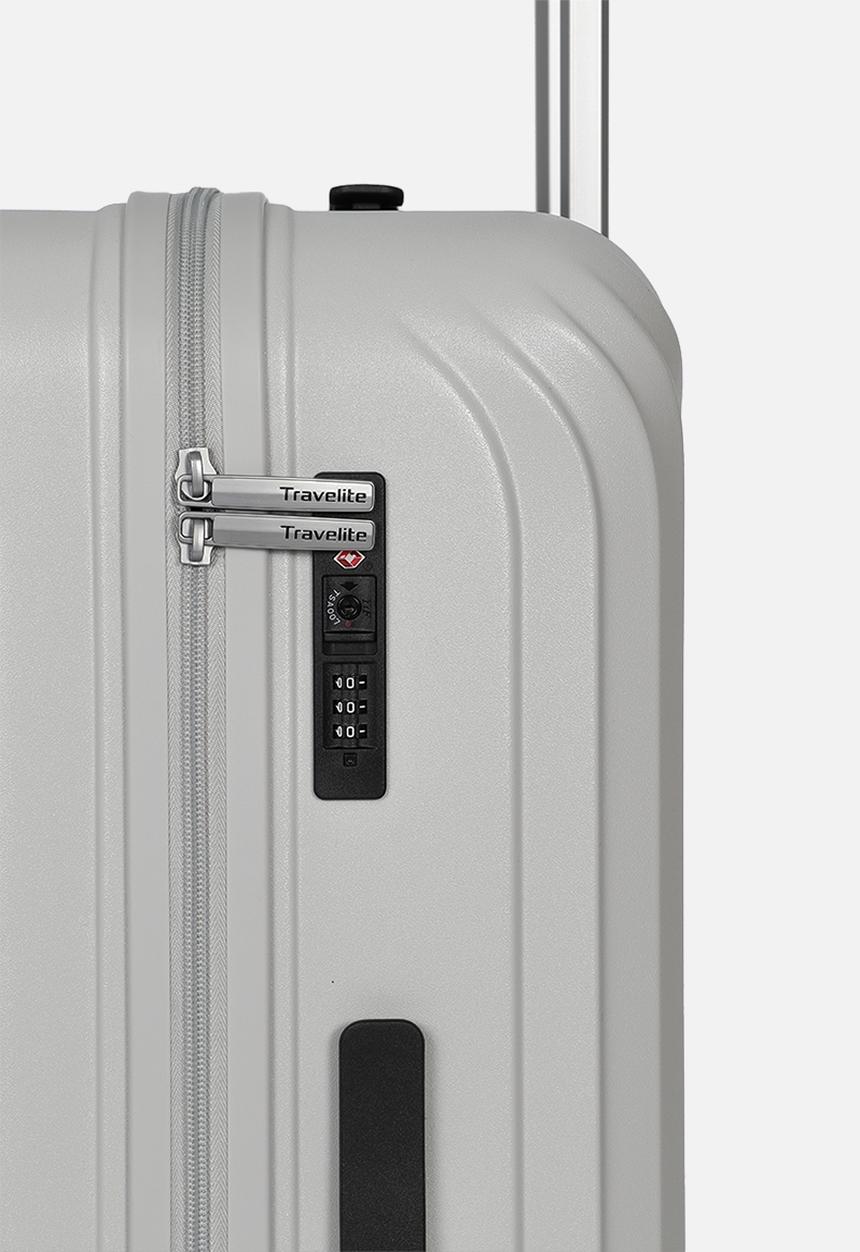 Travelite - Travelite large Belize 77cm Trolley Case - Light Grey