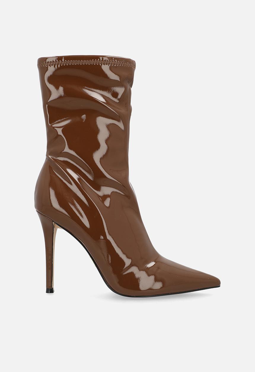 Steve Madden - Easy st. boot - caramel patent