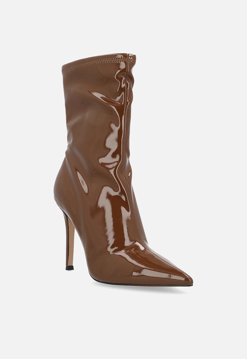 Steve Madden - Easy st. boot - caramel patent