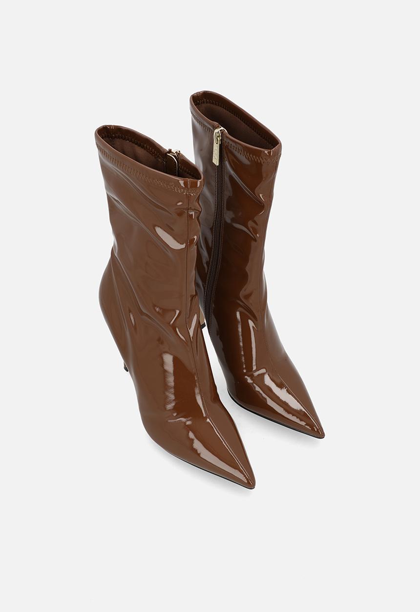 Steve Madden - Easy st. boot - caramel patent